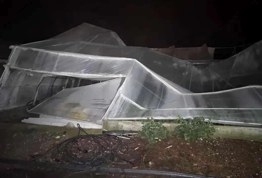 Fırtına ve Hortum Seraları Yıktı, Yollar Göle Döndü 21